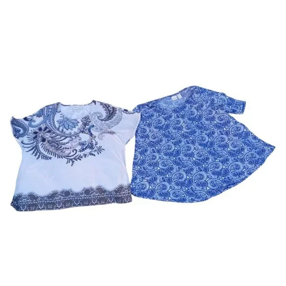 Chico's knit tops 2-pack Chico's sz 3, US size XL/16 - Picture 4 of 9